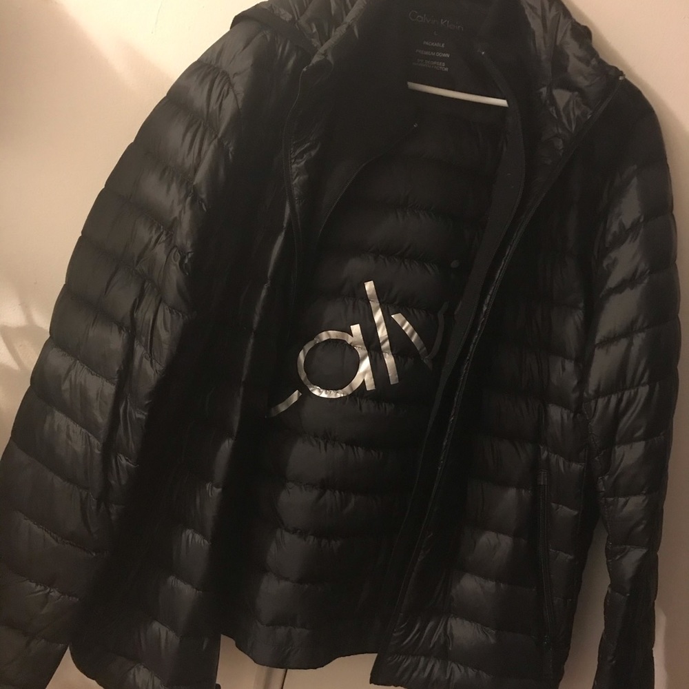 Puff down goose coat